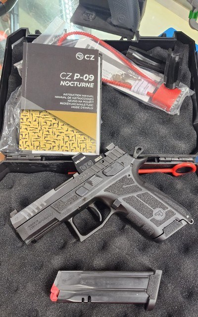 CZ P09 C NOCTURNE 9MM LUGER (9X19 PARA) - Image 1 of 4