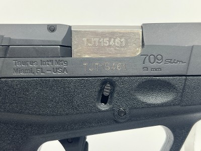 TAURUS 709 SLIM FS 9MM LUGER (9x19 PARA) - Image 2 of 4