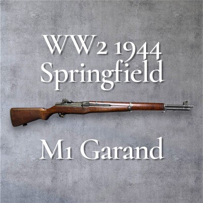 SPRINGFIELD ARMORY M1 Garand WW2 1944 US Rifle .30-06 SPRG - Image 1 of 16