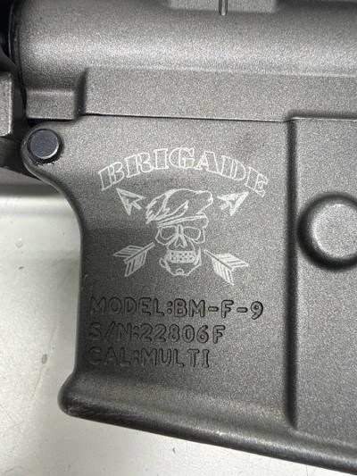 BRIGADE MFG. BM-F-9 ARMOR BLACK 9MM LUGER (9x19 PARA) - Image 10 of 10