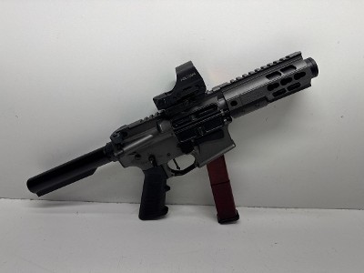 BRIGADE MFG. BM-F-9 ARMOR BLACK 9MM LUGER (9x19 PARA) - Image 1 of 10