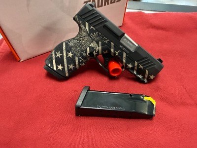 TAURUS GX2 9MM BLACK WHITE AMERICAN FLAG 9MM LUGER (9x19 PARA) - Image 1 of 7