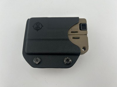 TRAILBLAZER FIREARMS LifeCard .22 WMR Folding Single Shot Pistol – FDE – Includes Kydex Holster .22 WMR - Image 6 of 6