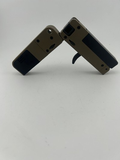 TRAILBLAZER FIREARMS LifeCard .22 WMR Folding Single Shot Pistol – FDE – Includes Kydex Holster .22 WMR - Image 3 of 6