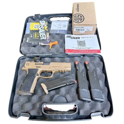 SIG SAUER P365 AXG DH3 With Romeo-X Enclosed Compact 6 MOA 9MM LUGER (9x19 PARA) - Image 1 of 7