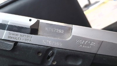 TAURUS PT 24/7 G2 45 ACP (45 Auto) - Image 3 of 6