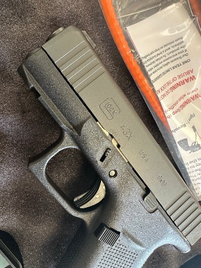 GLOCK 43X FRONT RAIL 9MM LUGER (9x19 PARA) - Image 6 of 8