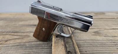 RAVEN ARMS Raven Arms mp-25, 25 ACP, Semi- Auto, Stainless, Wood Grips, One Mag Unknown - Image 1 of 2