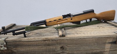 NORINCO Norinco SKS 762, 20" Barrel, Semi-automatic, 7.62x39, Rifle, Green Sling 7.62x39mm - Image 3 of 4
