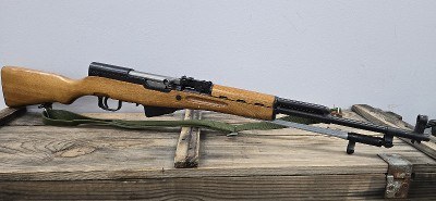 NORINCO Norinco SKS 762, 20" Barrel, Semi-automatic, 7.62x39, Rifle, Green Sling 7.62x39mm - Image 1 of 4