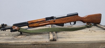 NORINCO Norinco SKS 762, 16" Barrel, Semi-automatic, 7.62x39, Rifle, Green Sling 7.62x39mm - Image 3 of 4