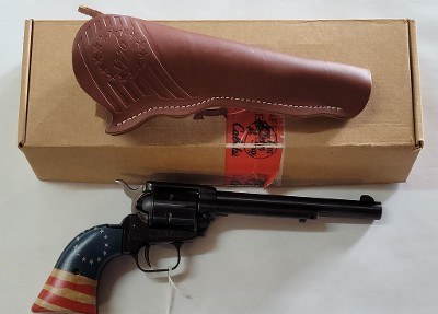 HERITAGE MFG. ROUGH RIDER US FLAG GRIPS .22 LR - Image 1 of 9