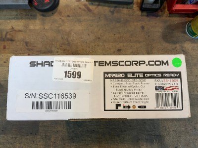 SHADOW SYSTEMS MR920 ELITE OR HOLOSUN & STREAMLIGHT 9MM LUGER (9x19 PARA) - Image 6 of 7