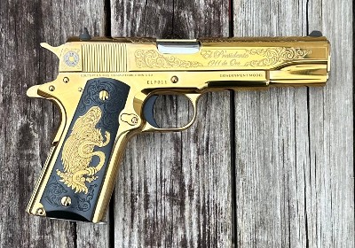 COLT 1911 EL PRESIDENTE DE ORO .38 SUPER - Image 1 of 1