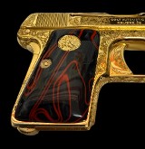 COLT Custom Engraved Gold Plated 1908 Vest Pocket Pistol .25 ACP - Image 2 of 16