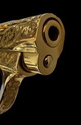COLT Custom Engraved Gold Plated 1908 Vest Pocket Pistol .25 ACP - Image 5 of 16