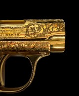 COLT Custom Engraved Gold Plated 1908 Vest Pocket Pistol .25 ACP - Image 4 of 16