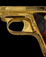 COLT Custom Engraved Gold Plated 1908 Vest Pocket Pistol .25 ACP - Image 9 of 16