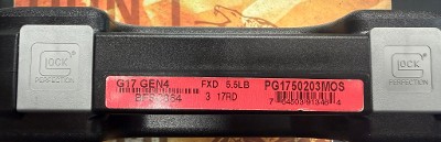 GLOCK G17 GEN4 MOS 9MM LUGER (9X19 PARA) - Image 4 of 4