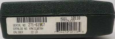 RUGER MKIII HUNTER/TARGET .22 LR - Image 2 of 8