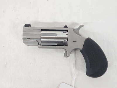 NORTH AMERICAN ARMS Mag Pug Stainless w/Rubber Grips .22 WMR - Image 1 of 5