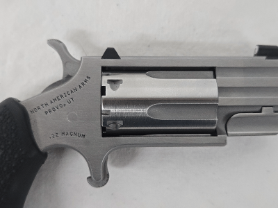 NORTH AMERICAN ARMS Mag Pug Stainless w/Rubber Grips .22 WMR - Image 4 of 5