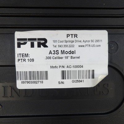 PTR 109 A3S 7.62X51MM NATO - Image 2 of 10