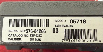 RUGER SP101 STANDARD SINGLE/DOUBLE .357 MAG - Image 4 of 4