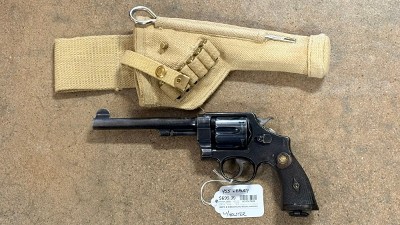 SMITH & WESSON HAND EJECTOR .455 WEBLEY (ELEY) - Image 1 of 12