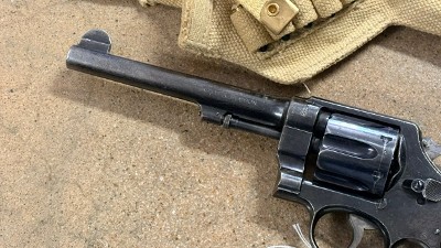 SMITH & WESSON HAND EJECTOR .455 WEBLEY (ELEY) - Image 5 of 12