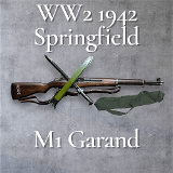 SPRINGFIELD ARMORY M1 Garand WW2 1942 US Rifle .30-06 SPRG - Image 1 of 11