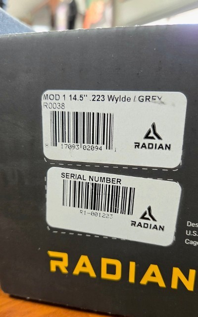 RADIAN WEAPONS MODEL 1 .223 WYLDE - Image 8 of 8
