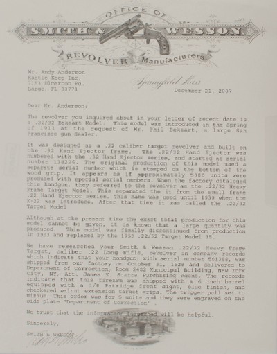 SMITH & WESSON UNKNOWN .22 LR - Image 7 of 7