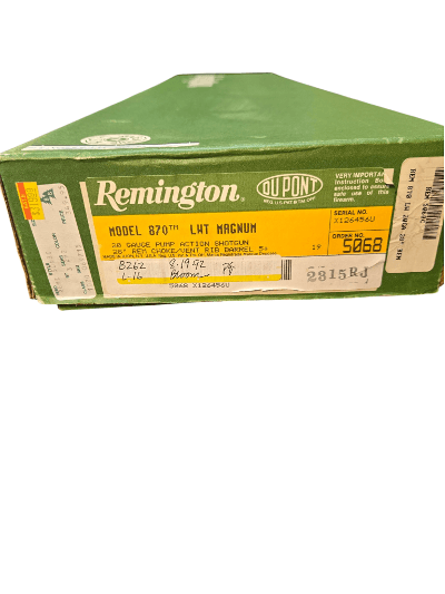 REMINGTON 870LW Magnum 20 GA - Image 7 of 7