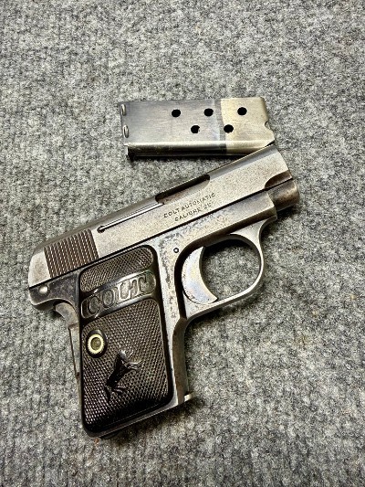 COLT M1908 Hammerless 25 .25 ACP - Image 2 of 2