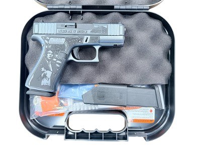 GLOCK 43X FS Trump 47th 9MM LUGER (9x19 PARA) - Image 1 of 8