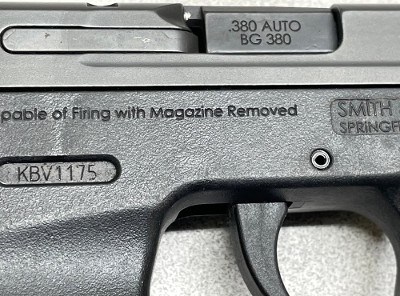 SMITH & WESSON BODYGUARD 380 .380 ACP - Image 4 of 12