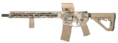 DANIEL DEFENSE DDM4V7 w/ Vortex AMG in Rhodesian Camo 5.56X45MM NATO - Image 1 of 1