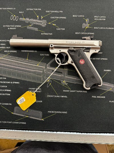 RUGER MARK IV TARGET .22 LR - Image 1 of 7