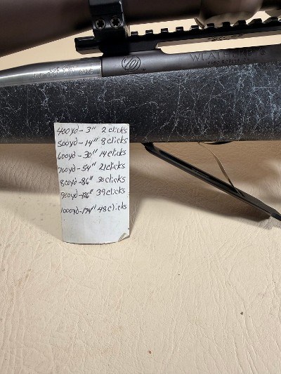 WEATHERBY MARK V ACCUMARK 6.5-300 WBY MAG - Image 11 of 11