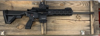 HECKLER & KOCH Heckler & Koch MR556A1 with EOTech EXPS3-4, Maglocked, Magpul MS1 Sling, (2) 10 rd Magazines, Cable Lock, OEM Black HK Cloth Bag Un - Image 1 of 2