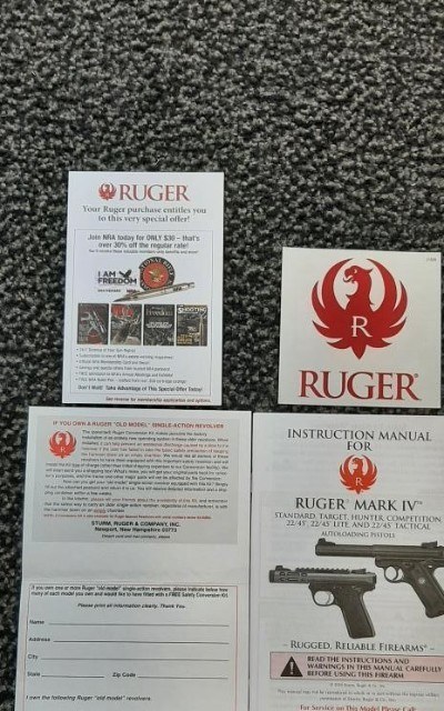 RUGER MARK IV .22 LR - Image 12 of 12