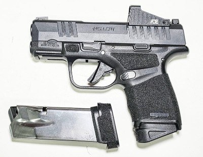 SPRINGFIELD ARMORY HELLCAT CHAMBERED IN 9MM HAS A "SPIKE" RED DOT 9MM LUGER (9x19 PARA) - Image 2 of 3