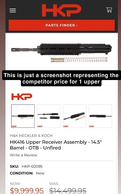 HECKLER & KOCH 416 416D 14.5 Sequential Uppers Rare 5.56X45MM NATO - Image 13 of 13