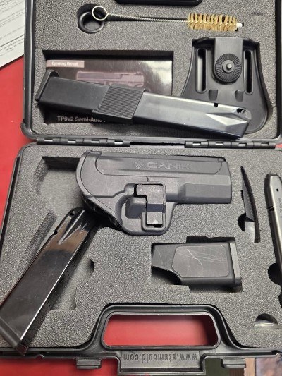 CENTURY ARMS CANIK TP9V2 9MM LUGER (9x19 PARA) - Image 2 of 4