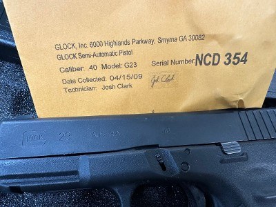 GLOCK G23 Gen 3 .40 S&W - Image 4 of 11