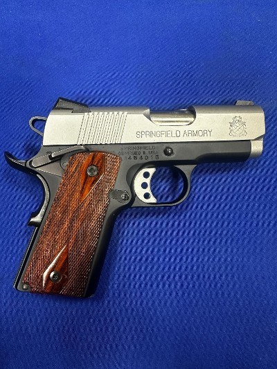 SPRINGFIELD ARMORY 1911 micro compact .45 ACP - Image 1 of 6