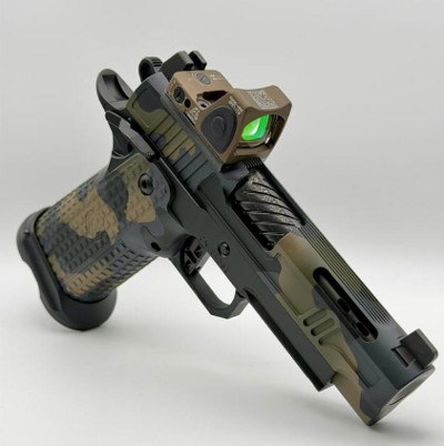 GUNCRAFTER INDUSTRIES Hellcat X2 Commander PORTED, DLC BARREL, TRIJICON RMR COYOTE 9MM LUGER (9x19 PARA) - Image 1 of 3