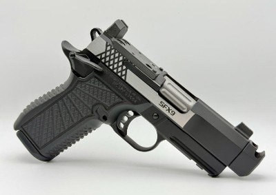 WILSON COMBATSFX9, FULL GRIP, COMPENSATED BARREL SS, POLISHED SIDES, AMBI LightRail Frame. TRITIUM Tall Sights, RMR Optics Ready 9MM LUGER (9x19 PAR - Image 1 of 2