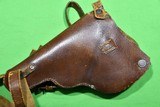 NAZI FN Browning M1922 7.65mm With Original Pigskin Holster. Mint Bore - 5 of 15